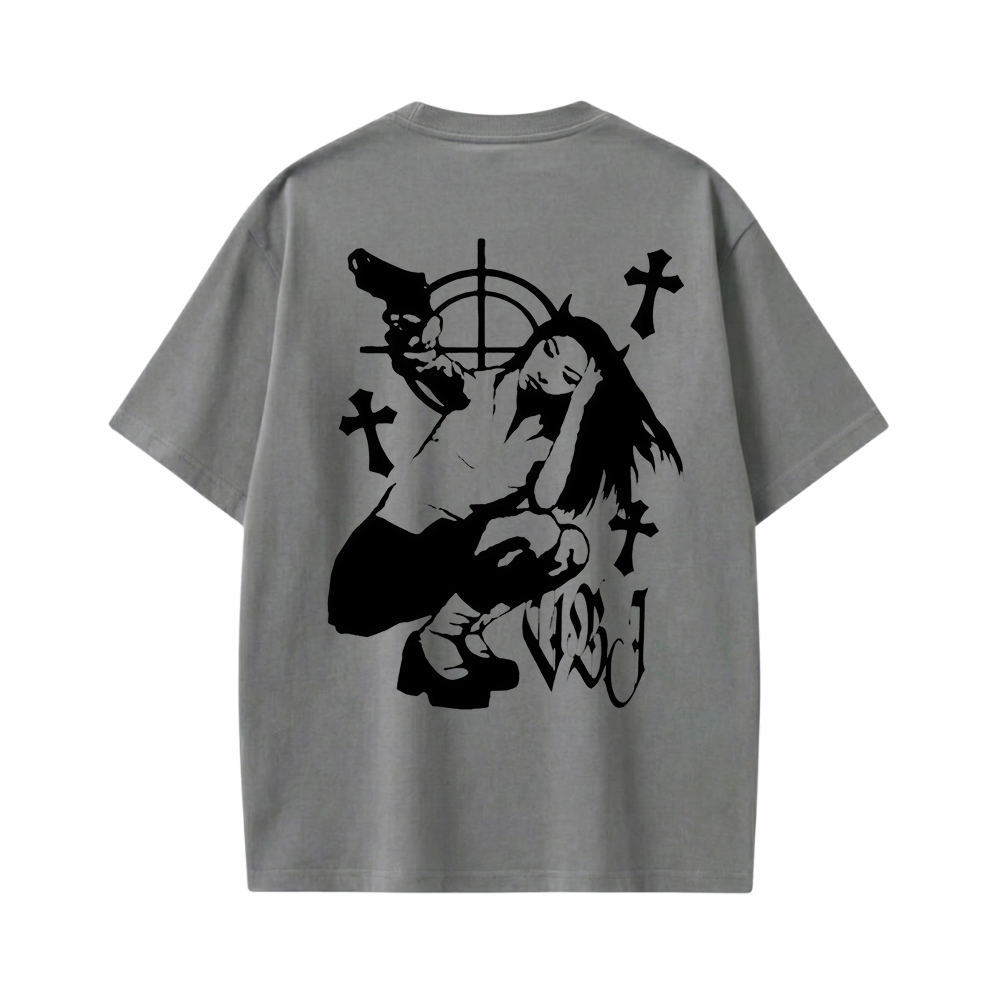 SHOOT BLACKLIST GRAY T-SHIRT