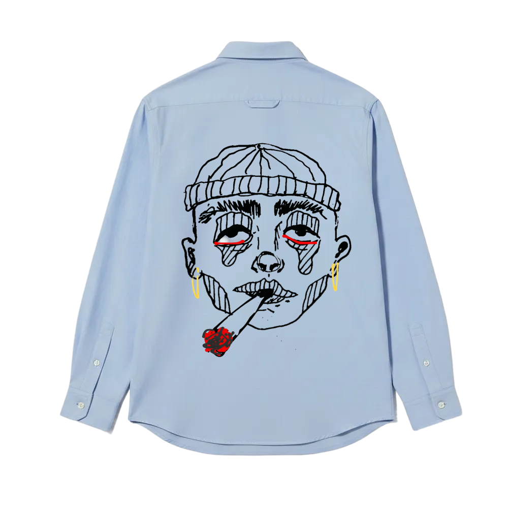 Sober Be Autyst Ice Blue Shirt
