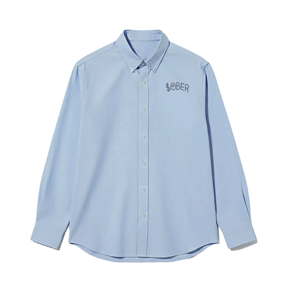 Sober Be Autyst Ice Blue Shirt