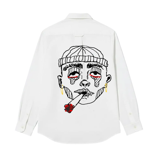 Sober Be Autyst White Shirt