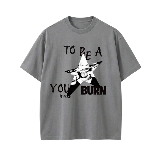 STAR BE AUYTST GREY T-SHIRT