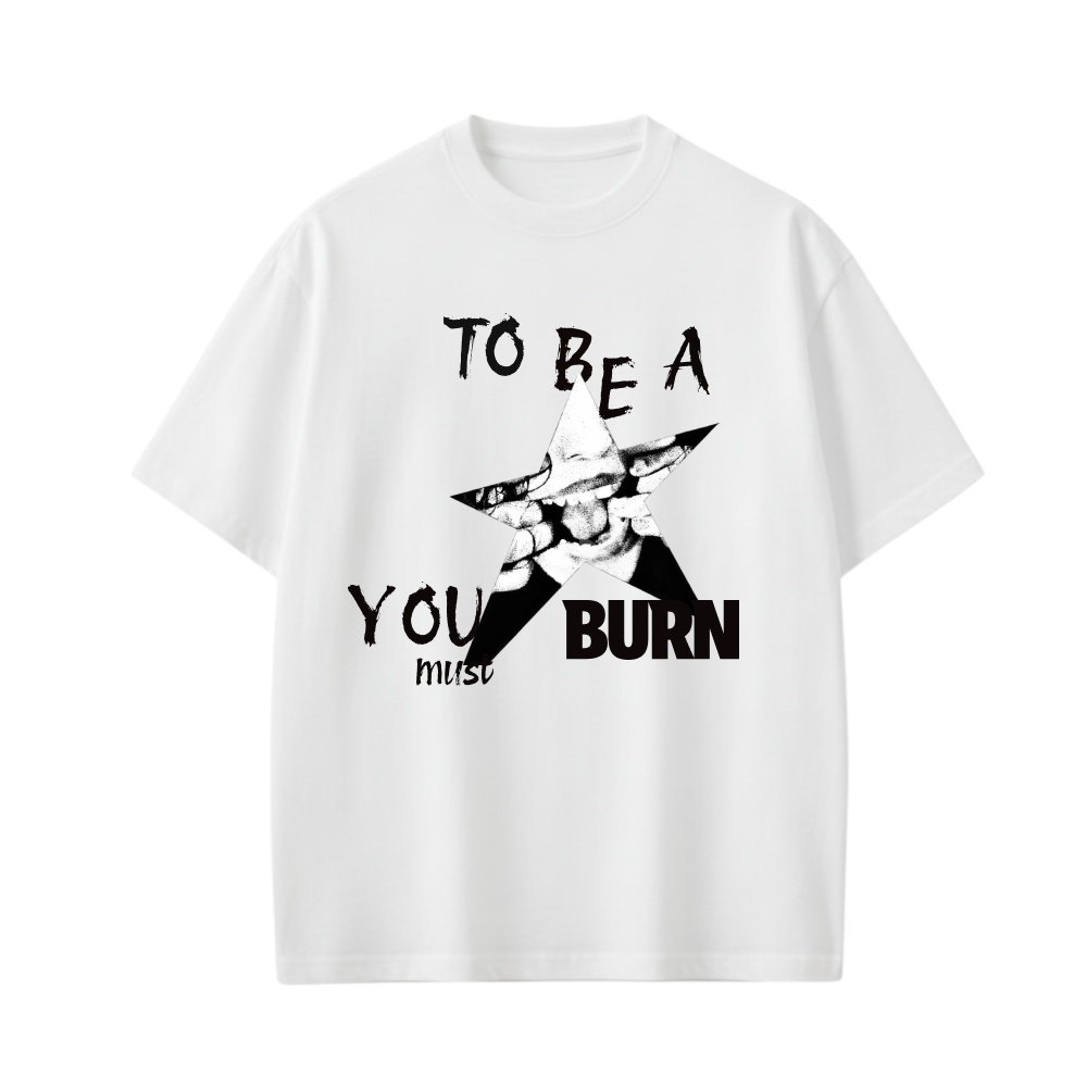 Star Be Autyst White T-Shirt