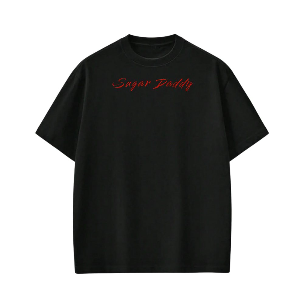 SUGAR DADDY BE AUTYST BLACK T-SHIRT