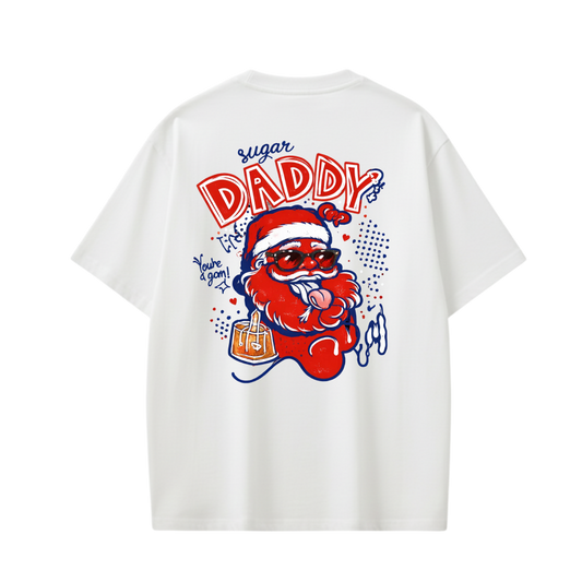 SUGAR DADDY BE AUTYST WHITE T-SHIRT