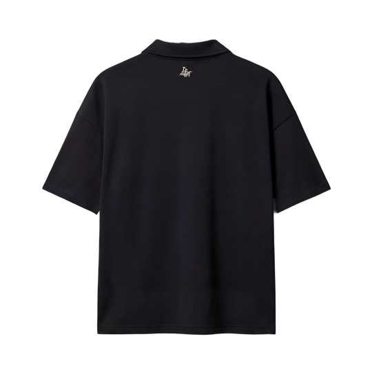 Saints Be Autyst Quarter Zip Black T-Shirt