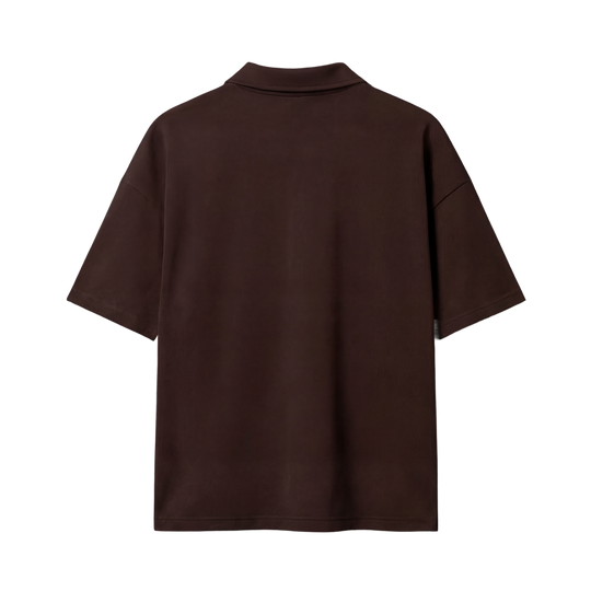 Saints Be Autyst Quarter Zip Brown T-Shirt