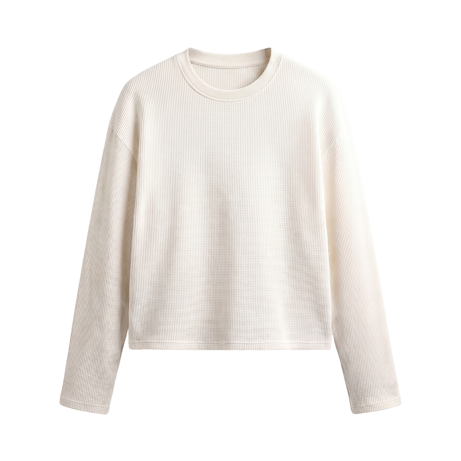 Skull Body Off White Waffle T-shirt