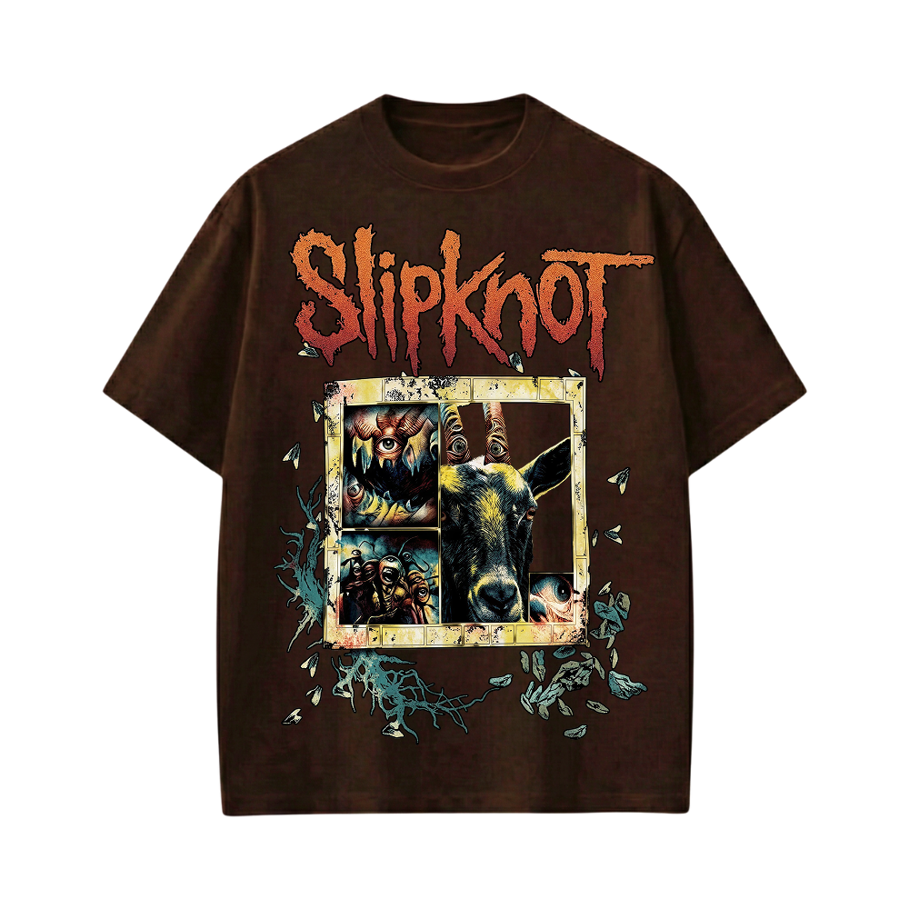 Slipknot 2.0 Be Autyst Brown T-shirt