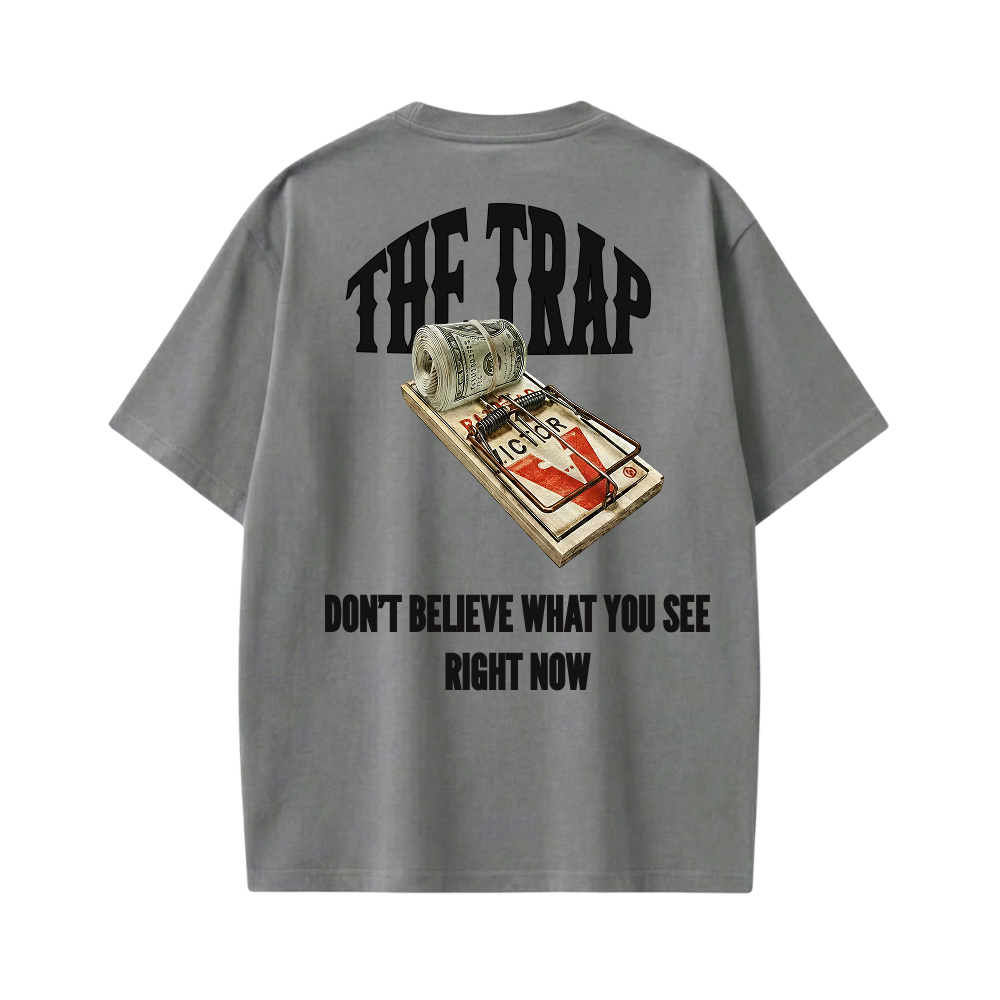 THE TRAP BE AUTYST GREY T-SHIRT