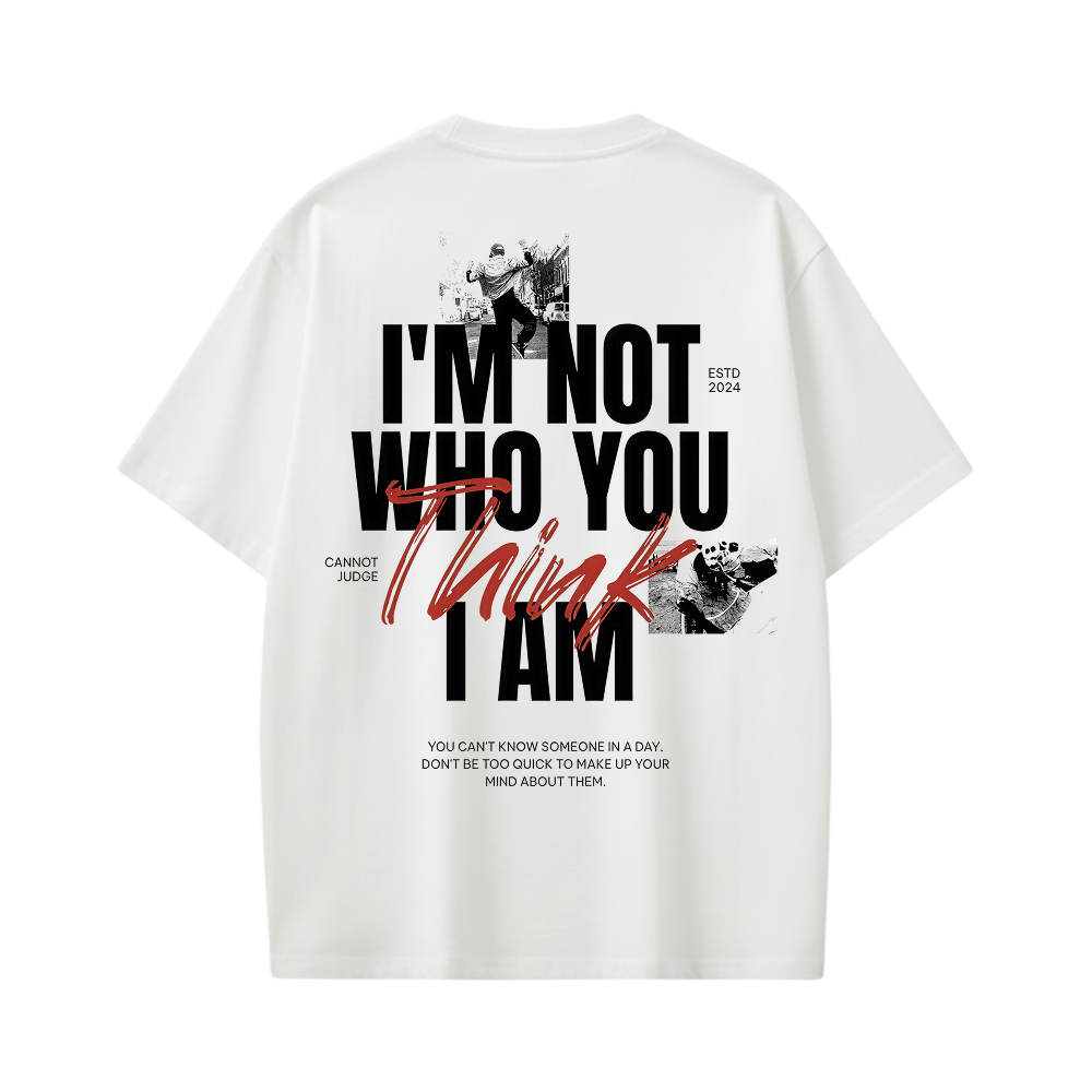 THINK BE AUYTST WHITE T-SHIRT