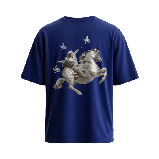 Be Autyts Mythic Wings Blue T-Shirt