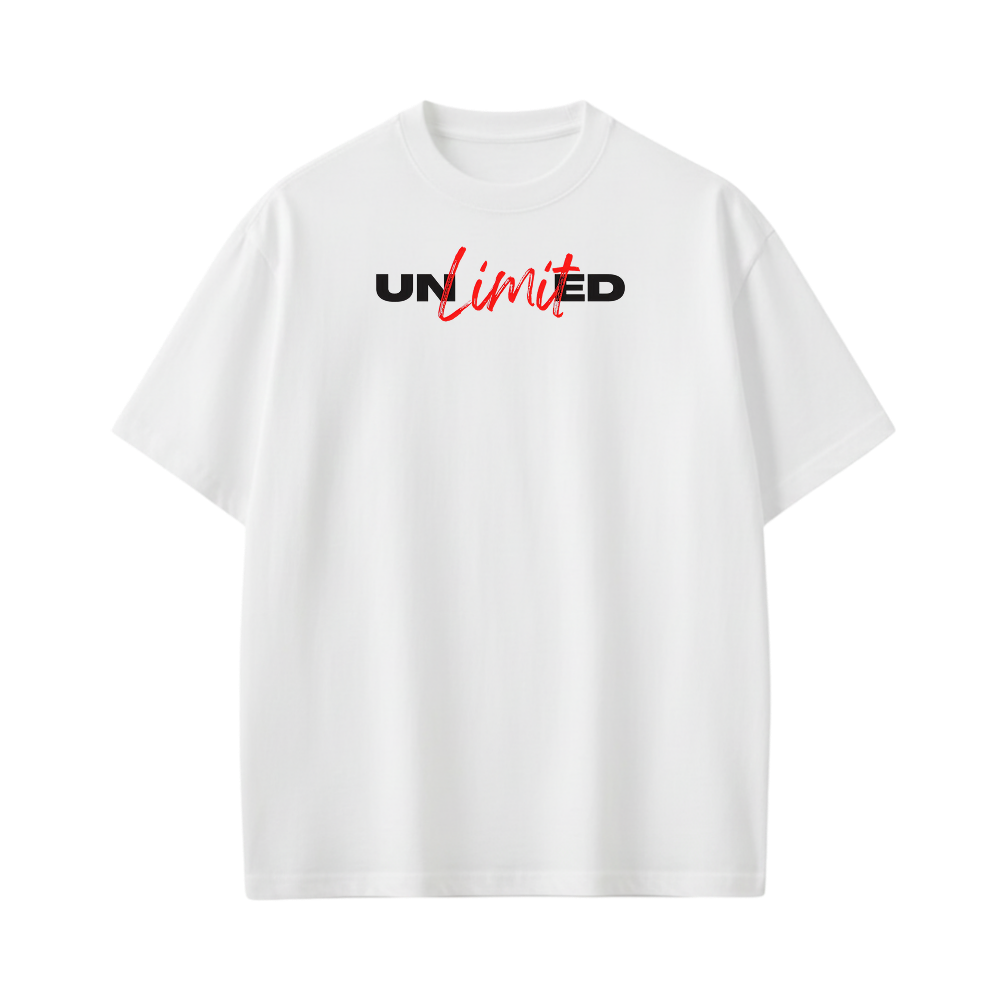UNLIMITTED BE AUTYST WHITE T-SHIRT
