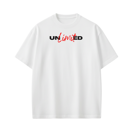 UNLIMITTED BE AUTYST WHITE T-SHIRT