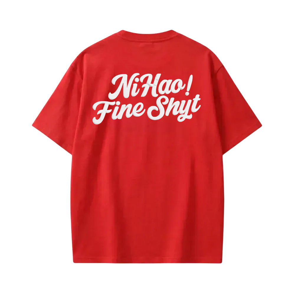 WAVY HOT MESS  BE AUYTST RED T-SHIRT