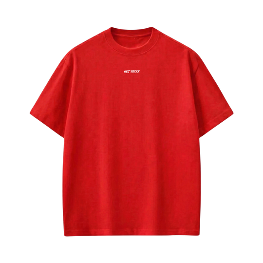 Wavy Hot Mess Be Autyst Red T-Shirt
