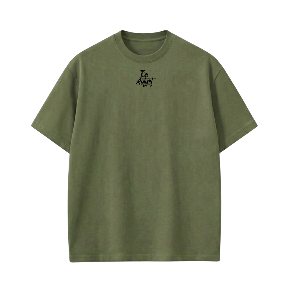 WEALTH BE AUTYST GREEN T-SHIRT