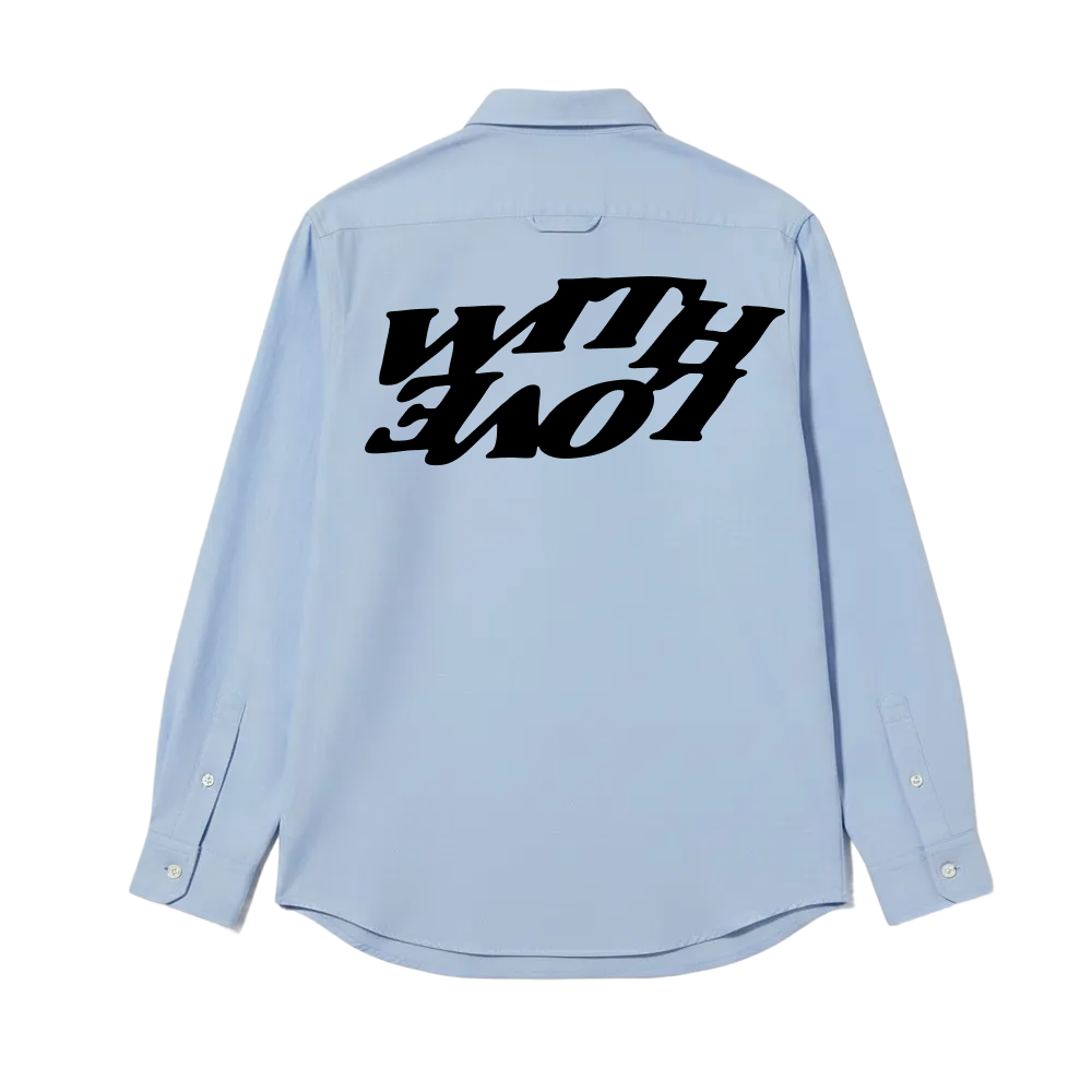 With Love Be Autyst Ice Blue Shirt