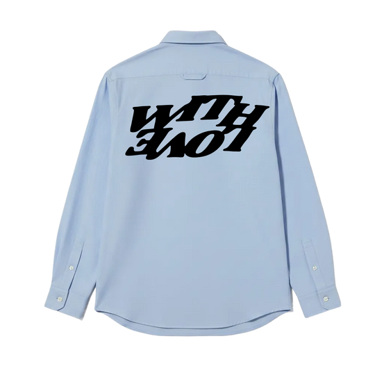 With Love Be Autyst Ice Blue Shirt