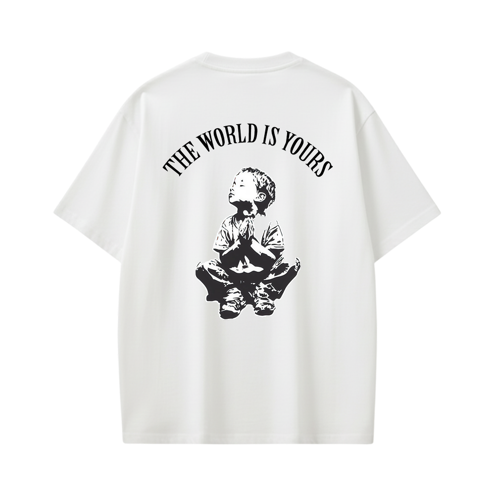 YOURS BE AUTYST WHITE T-SHIRT