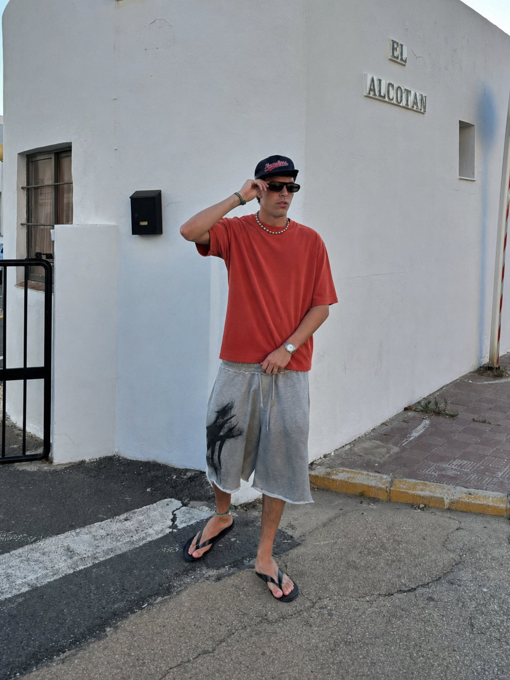 Be Autyst No Filter Red T-Shirt – model front