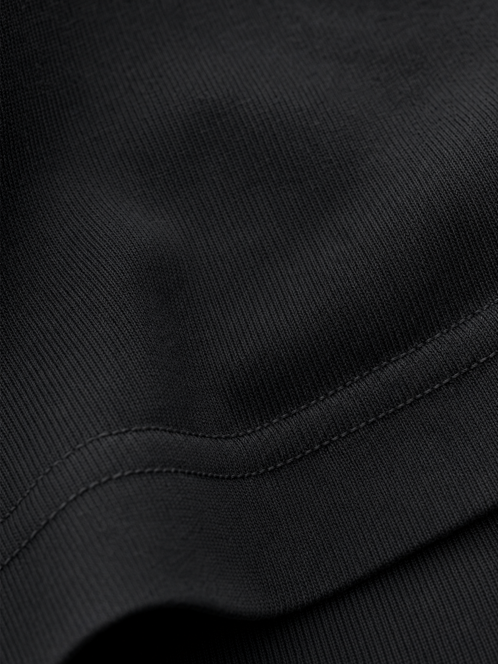 Be Autyst Feb 30 Black T-Shirt – close-up detail