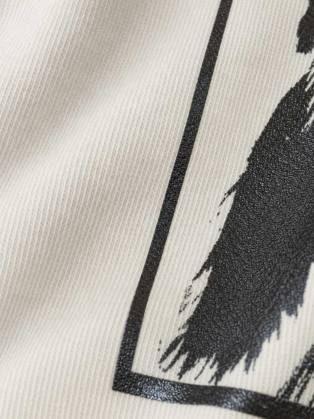 Losing My Mind Be Autyst White T-Shirt – close-up detail