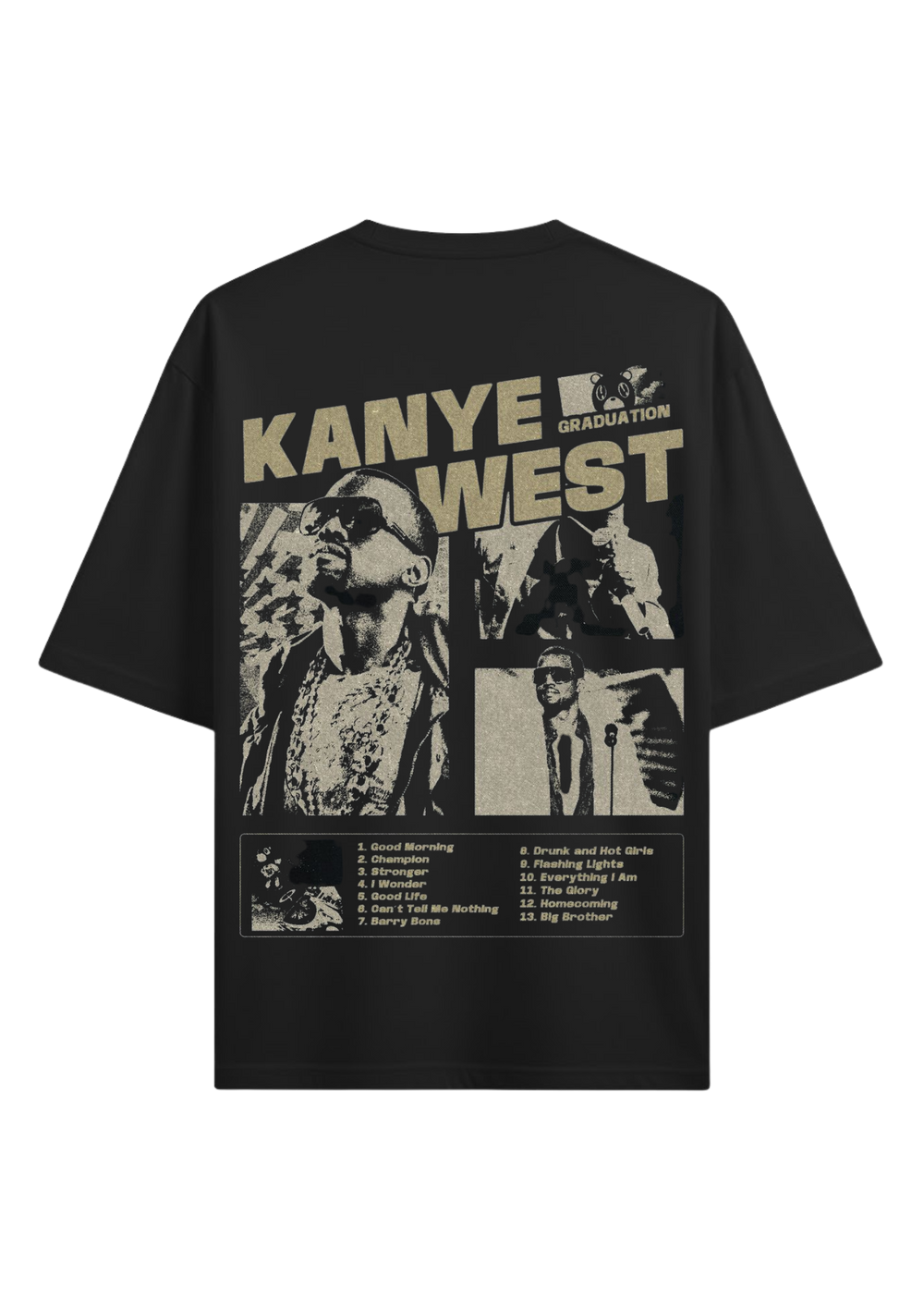 Kanye West Graduation Tshirt - Black