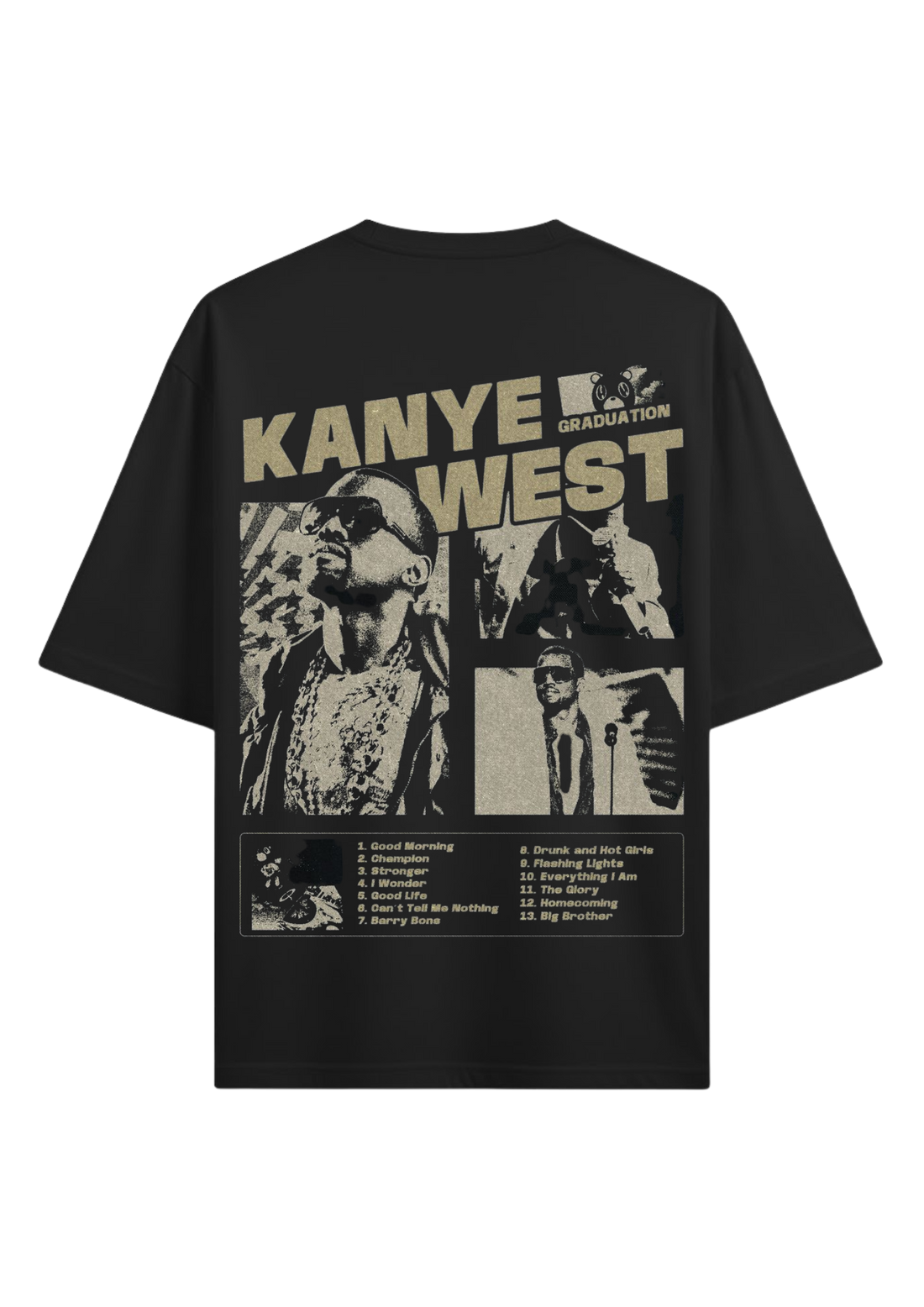 Kanye West Graduation Tshirt - Black