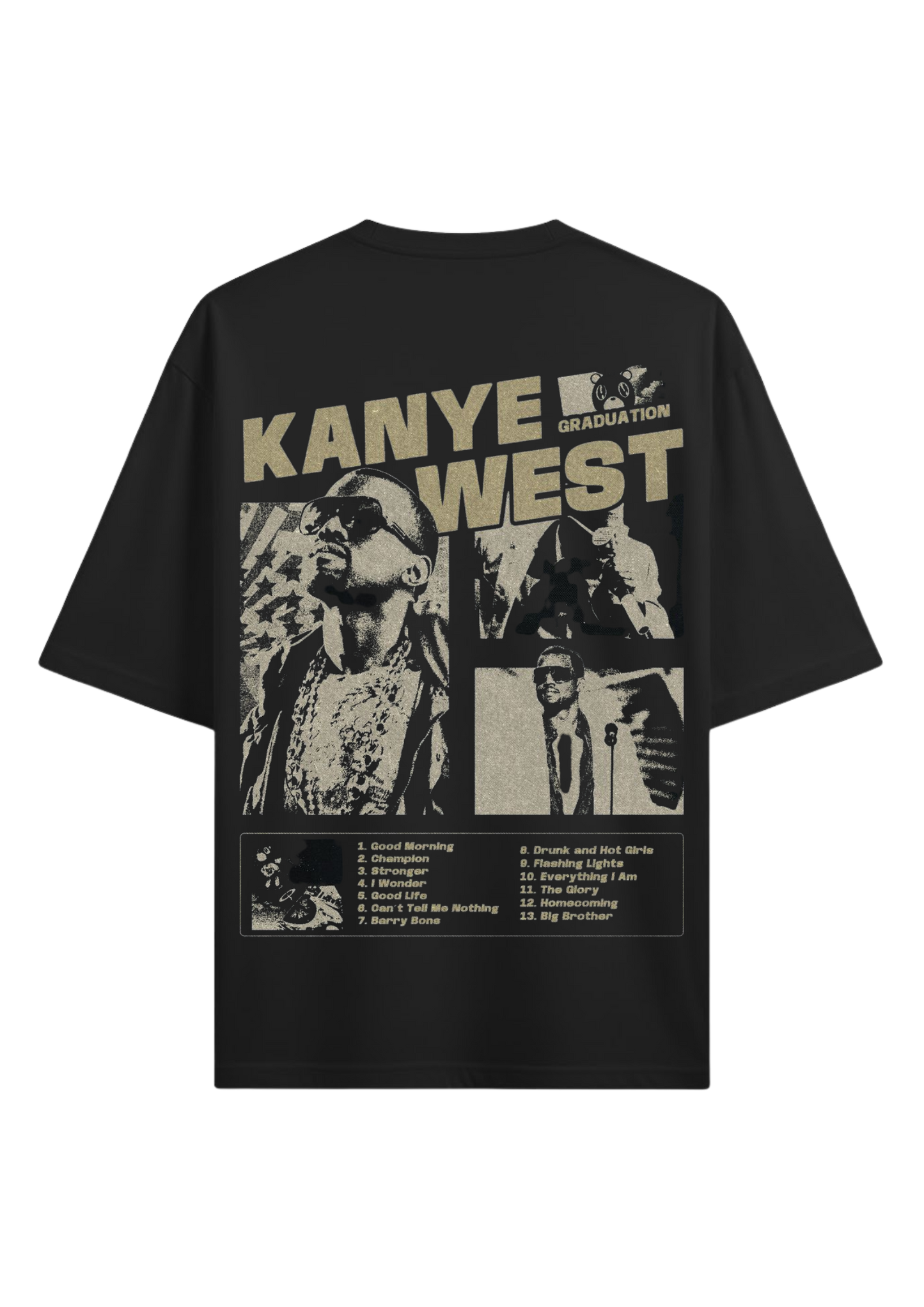 Kanye West Graduation Tshirt - Black