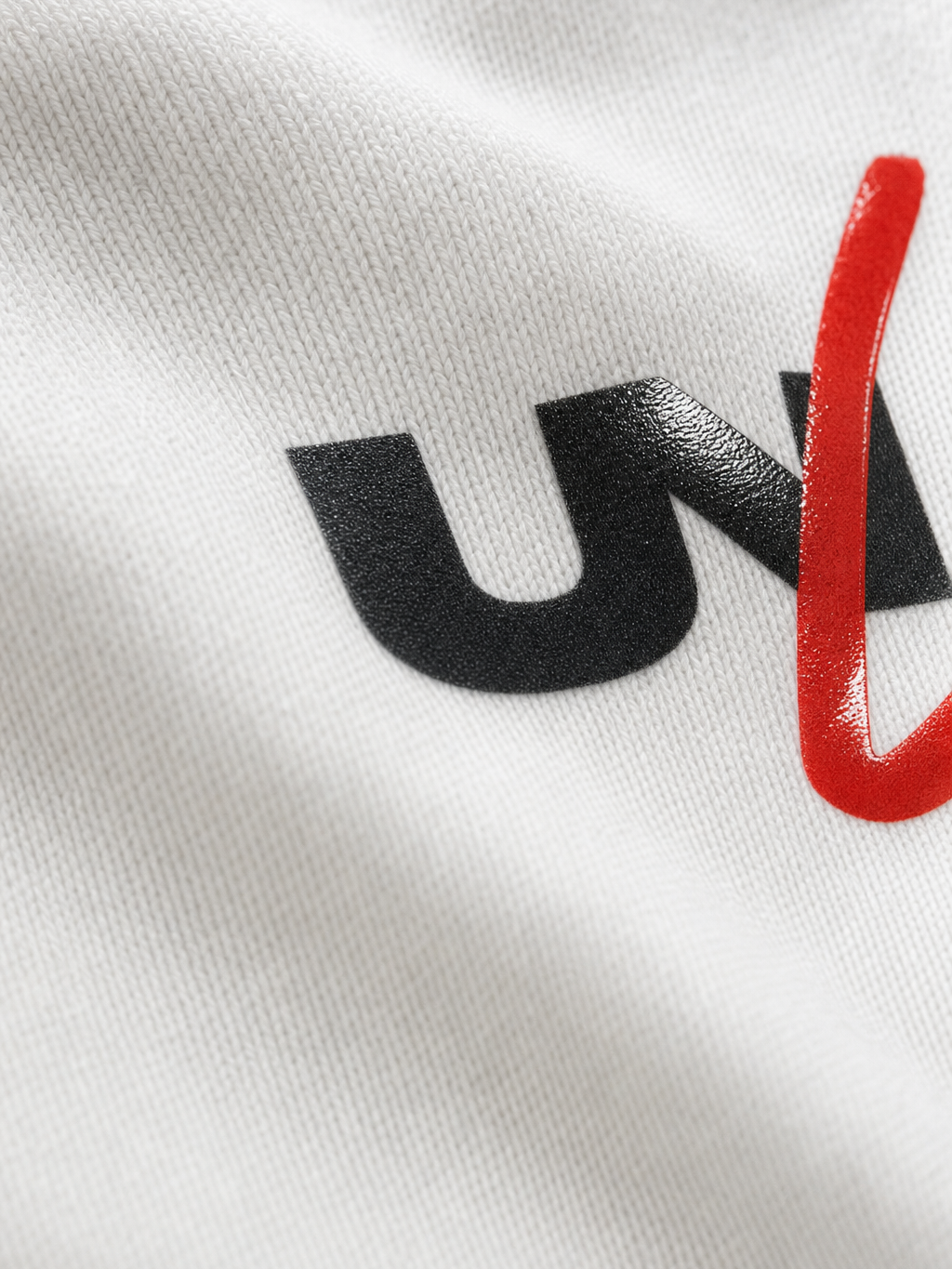 Unlimitted Be Autyst White T-Shirt – close-up detail