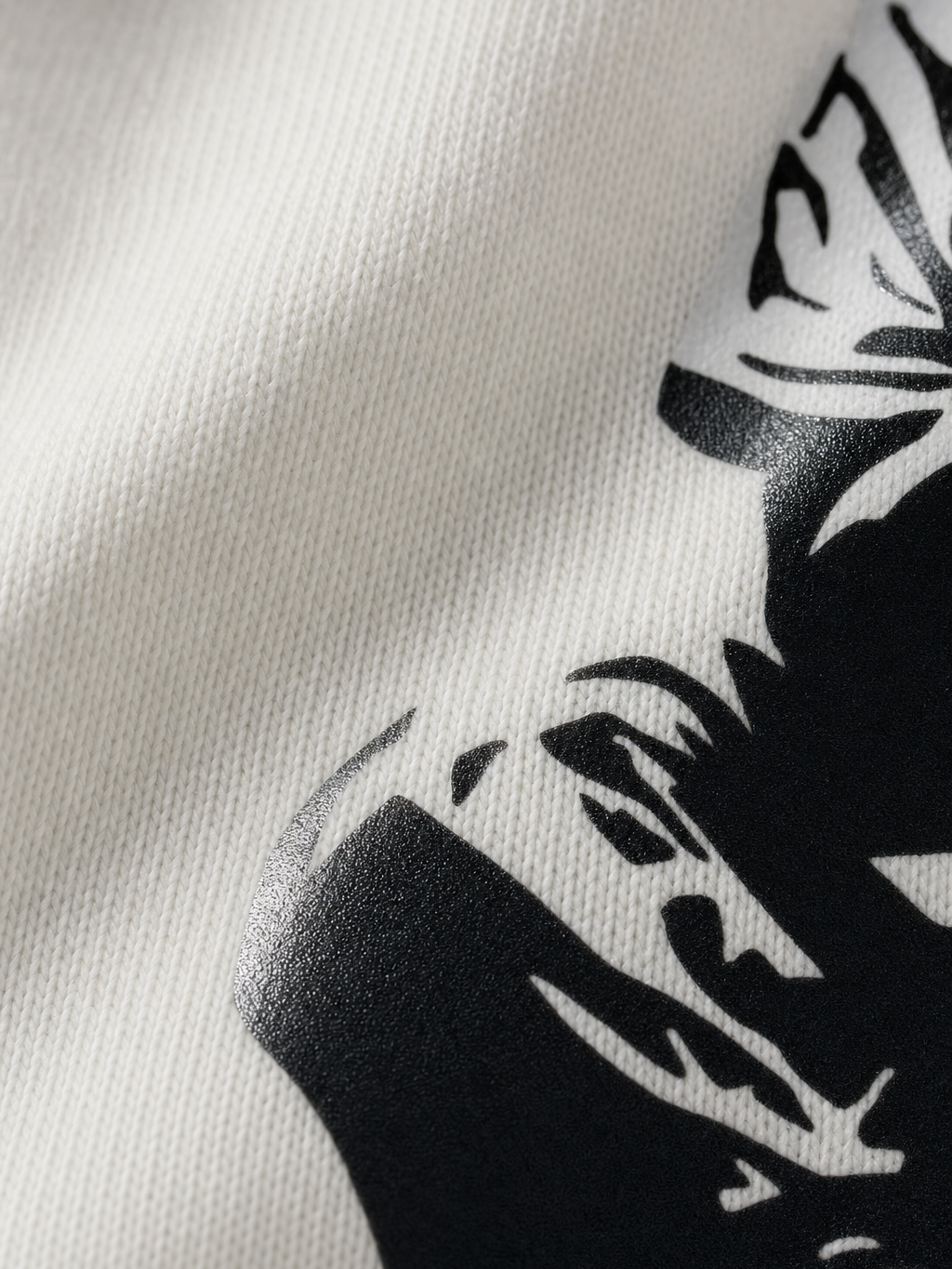 Yours Be Autyst White T-Shirt – close-up detail