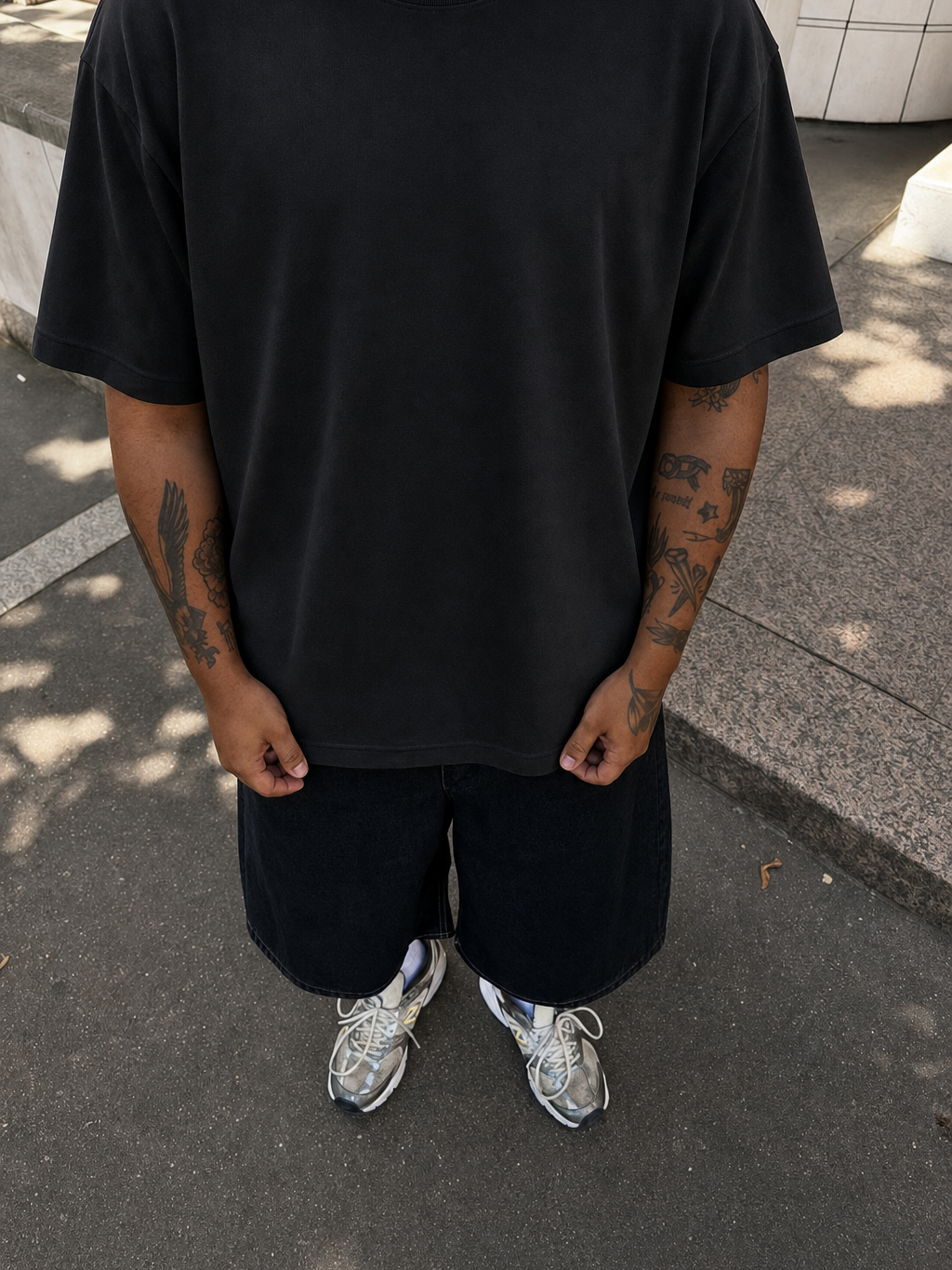 Be Autyst Sinful Sweet Black T-Shirt – model front