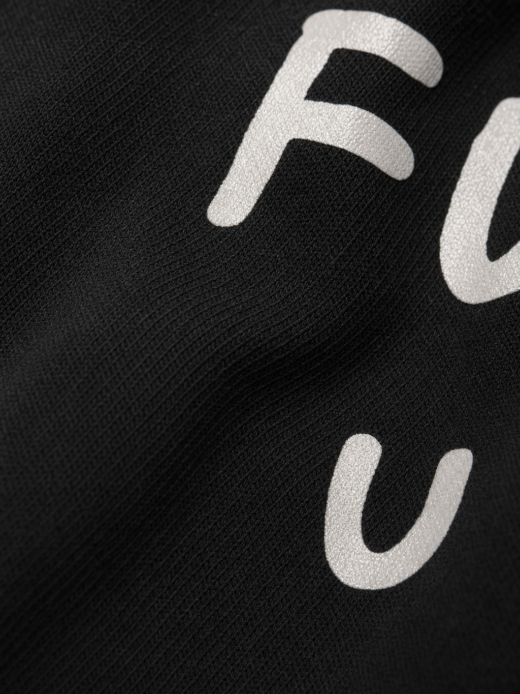 Get Be Autyst Black Shirt – close-up detail