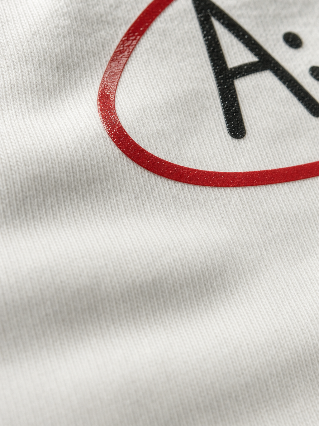Yes Be Autyst Ice Blue Shirt – close-up detail