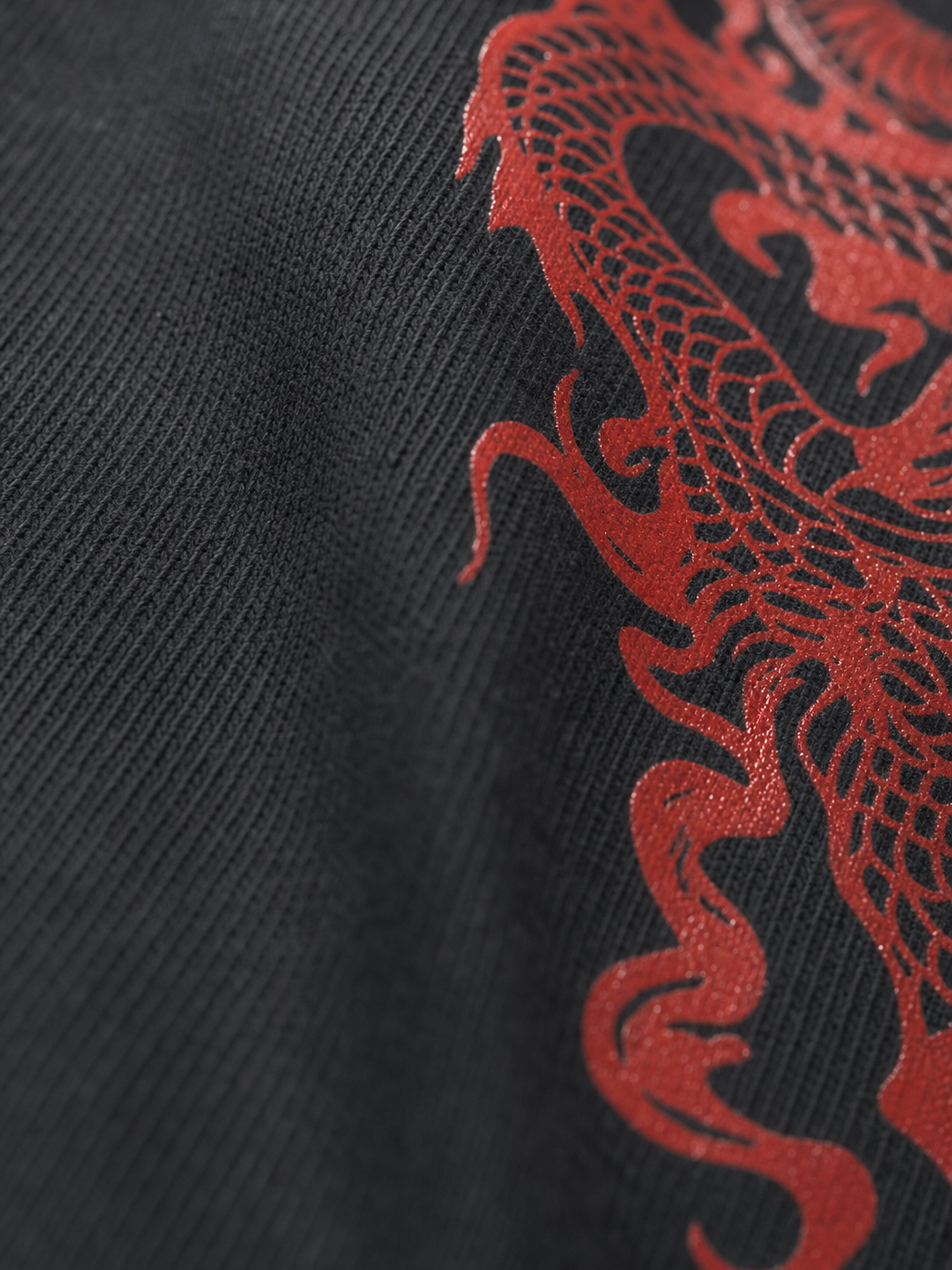 Inferno Pair Be Autyst Black Contrast Denim – close-up detail