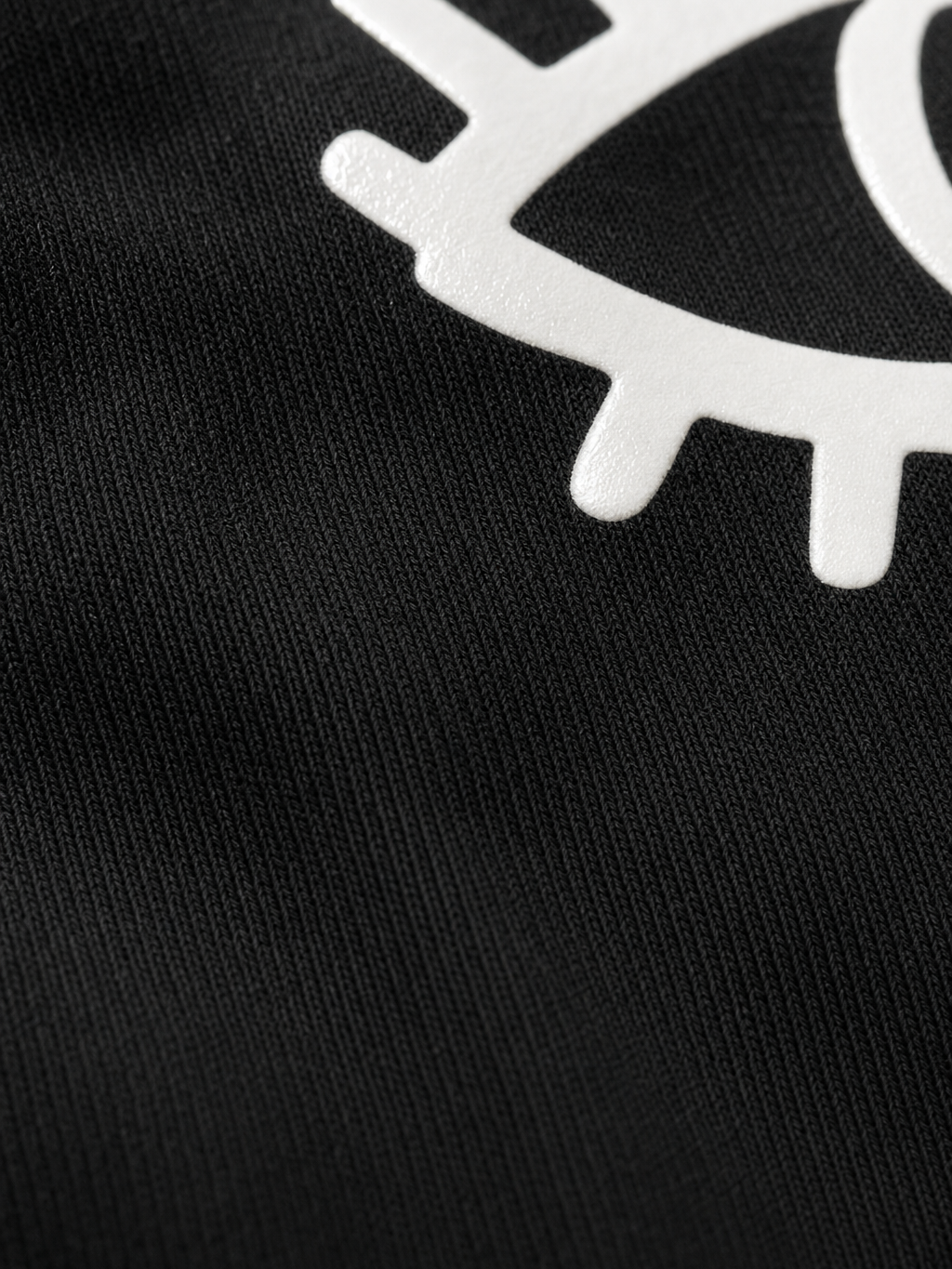 Monsters Be Autyst Black Shirt – close-up detail