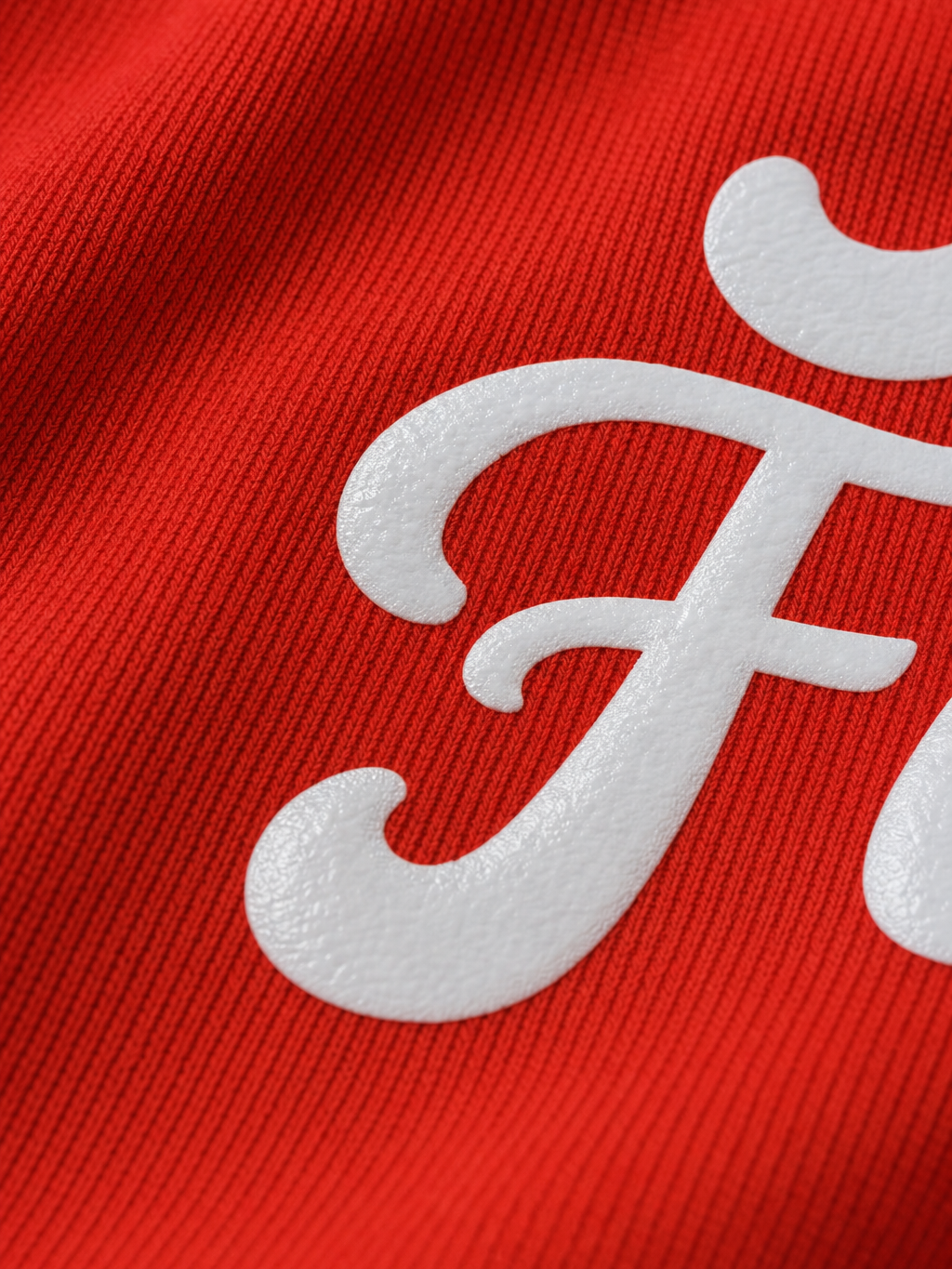 Wavy Hot Mess Be Autyst Red T-Shirt – close-up detail