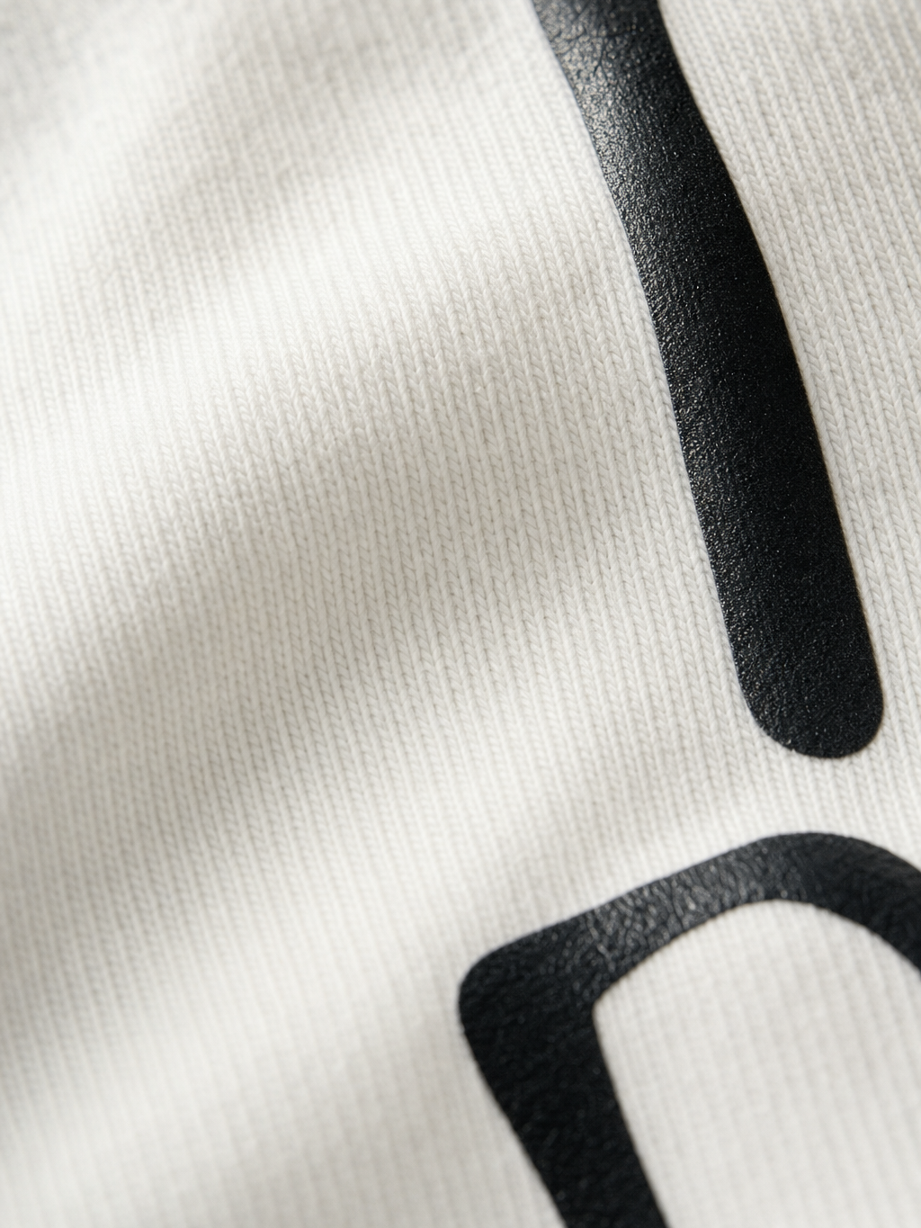 Jesus Be Autyst White Shirt – close-up detail