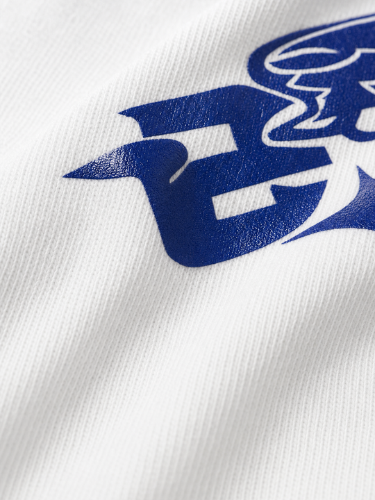 Hustle Team Be Autyst Quarter Zip White T-Shirt
