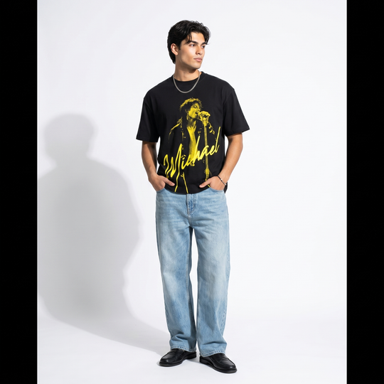 Beautyst Neon Performer Black T-shirt