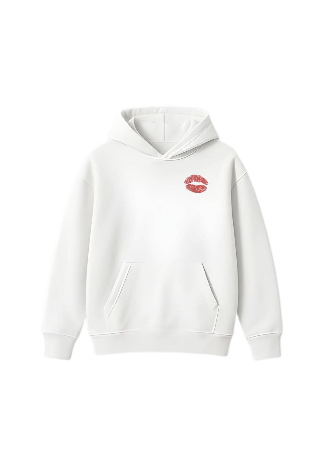 Sabrina Kisses Hoodie - White