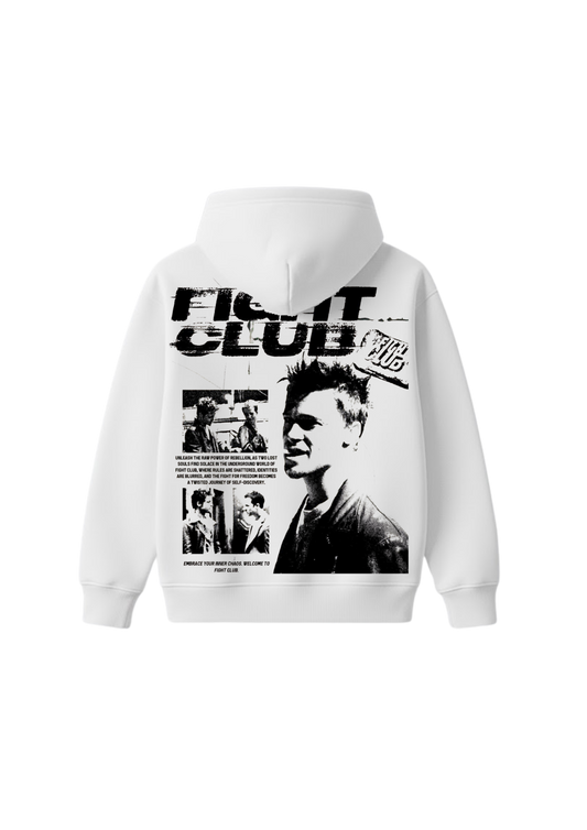 Fight Club Hoodie - White
