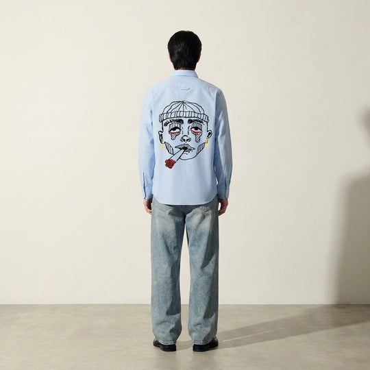 Sober Be Autyst Ice Blue Shirt