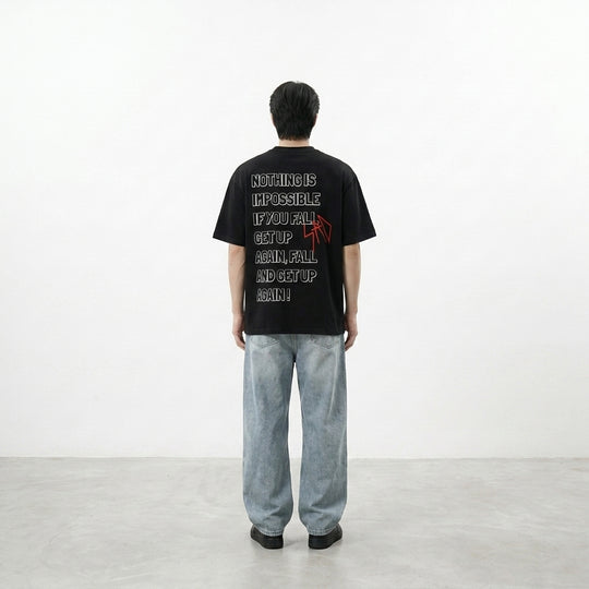 Sad Be Autyst Black T-Shirt