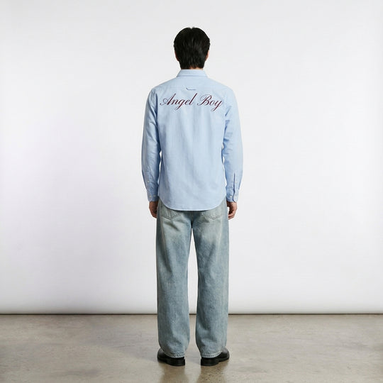 Angel Boy Be Autyst Ice Blue Shirt