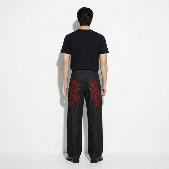 Inferno Pair Be Autyst Black Contrast Denim