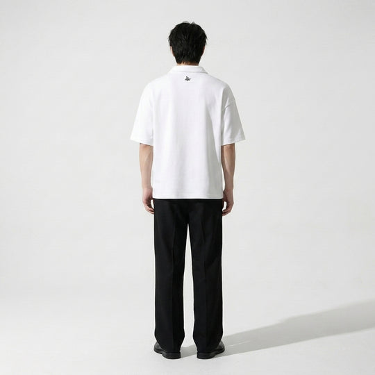 Racing Be Autyst Quarter Zip White T-Shirt