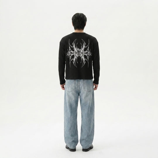 Obsidian Web Black Waffle T-shirt