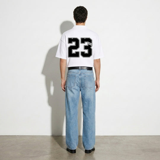 23 Be Autyst Quarter Zip White T-Shirt