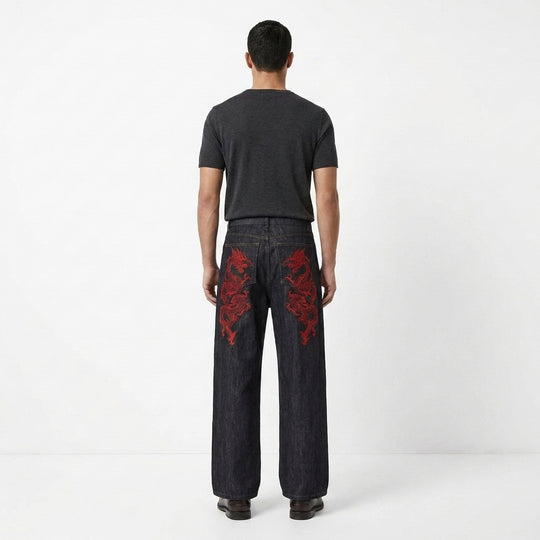 Inferno Pair Be Autyst Black Contrast Denim